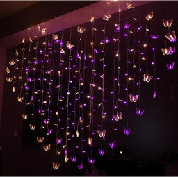 结婚庆用品卧室创意浪漫婚房装饰布置求婚LED小彩灯蝴蝶闪灯串